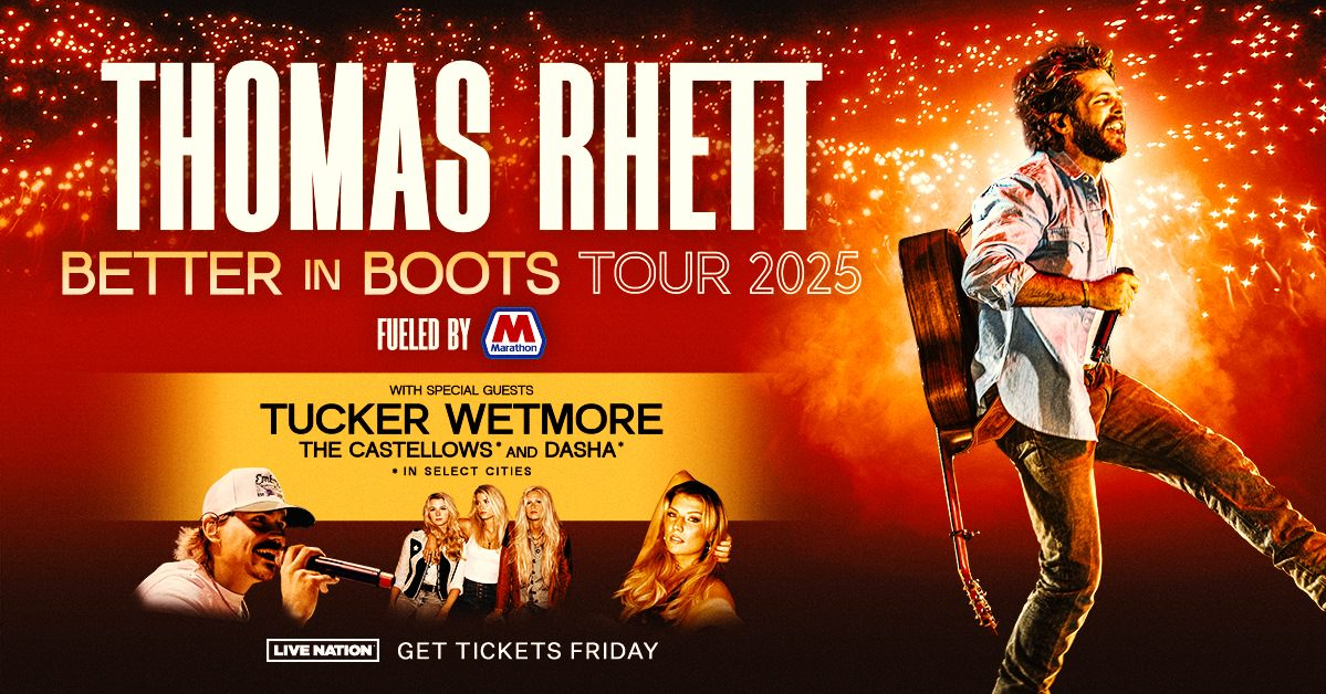 Marathon takes the stage as Official Fuel Sponsor for Thomas Rhett's BETTER IN BOOTS TOUR