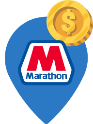 Pin for Marathon Rewards Stations